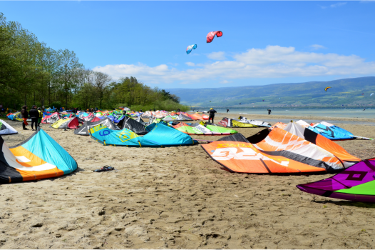 small Spot Kitesurf, Picture of La Plage / Lac De Neuchatel