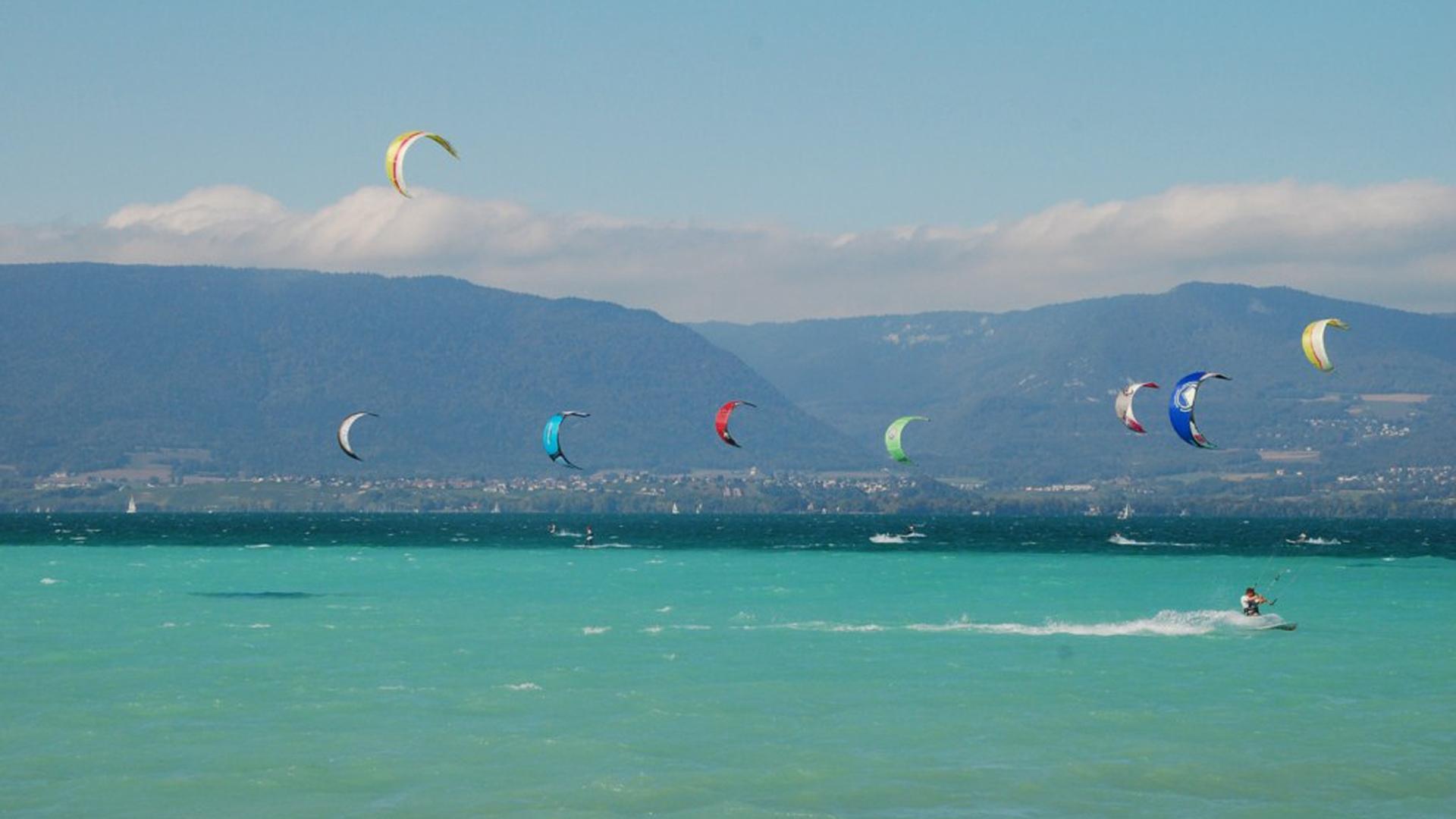 small Spot Kitesurf, Picture of La Plage / Lac De Neuchatel