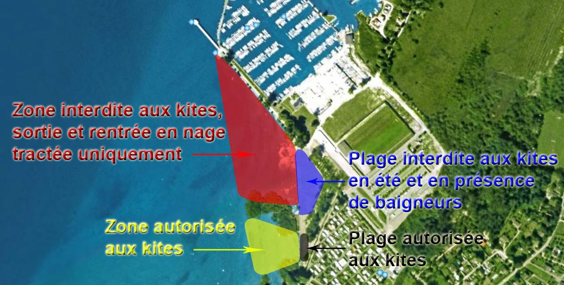 Spot Kitesurf, Picture of Portalban / Lac de Neuchatel - Portalban / Lac de Neuchatel